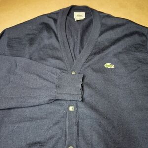 Lacoste Navy Blue Cardigan